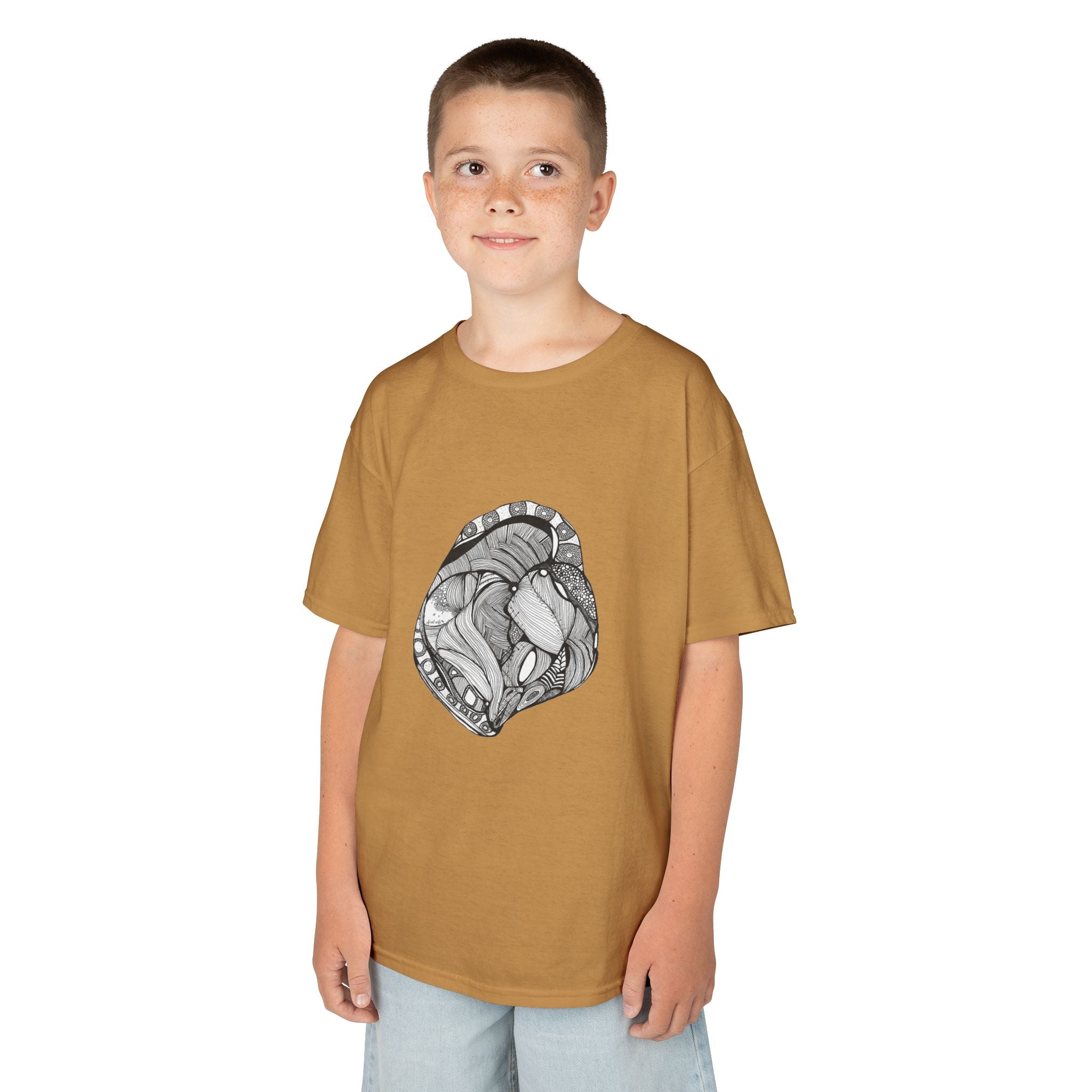 Heart by Feral Wife – Youth Semi-Fitted Style T-Shirt