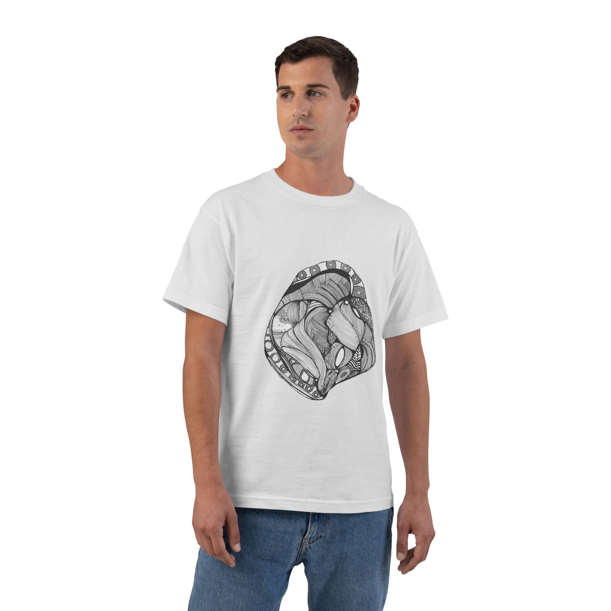 Heart by Feral Wife - Unisex Softstyle T-Shirt