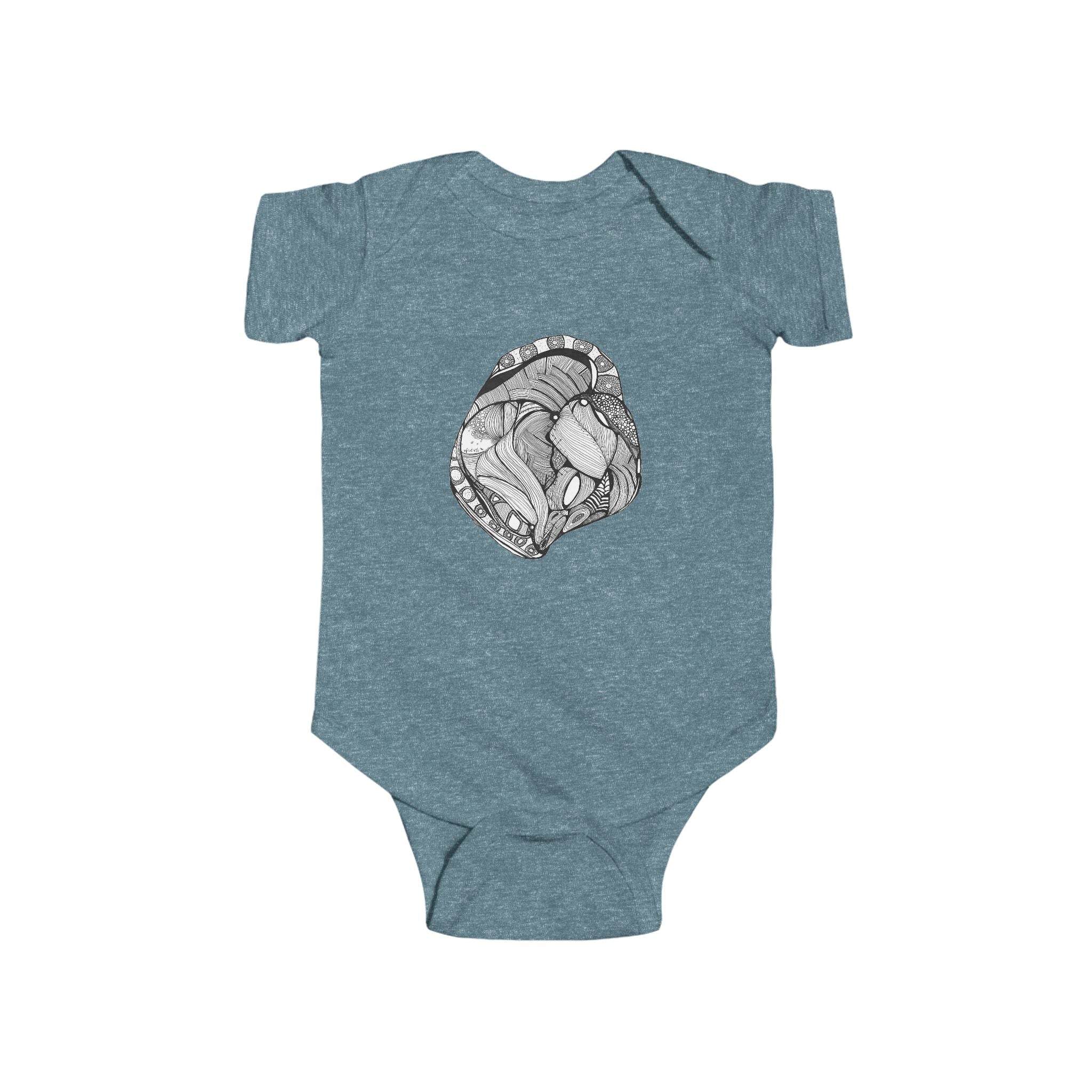 Heart by Feral Wife - Baby Onesie