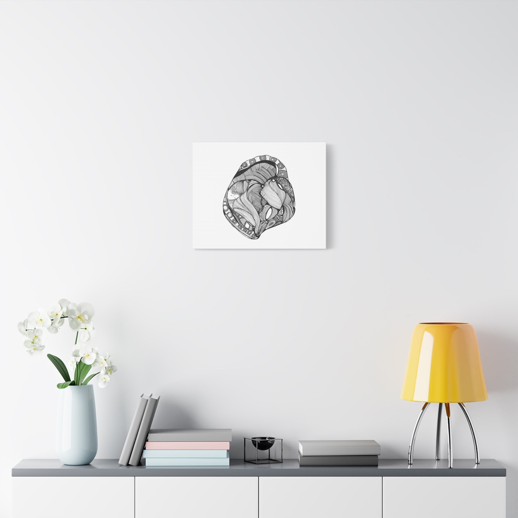 Heart by Feral Wife - Stretched Canvas Wall Art