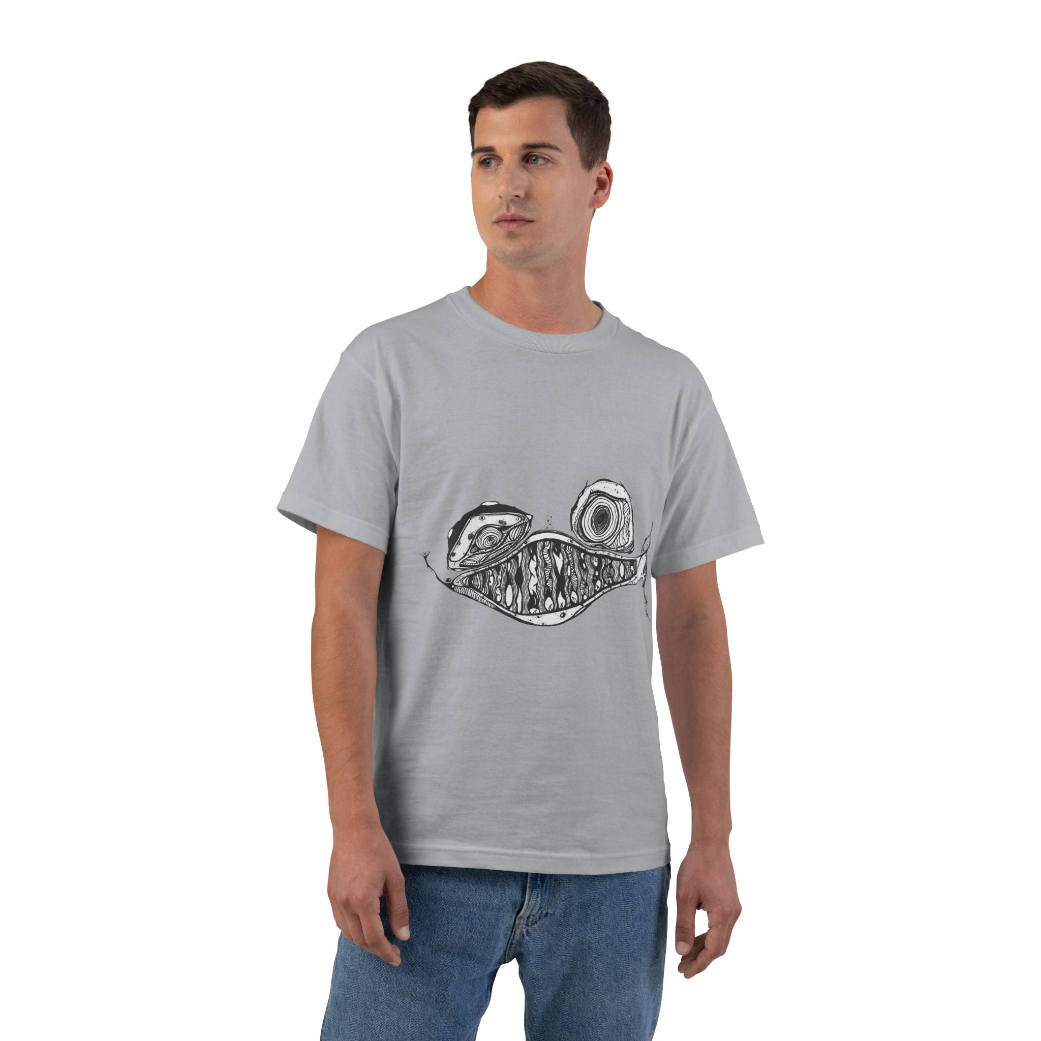 Psycho Fish by Feral Wife - Unisex Softstyle T-Shirt