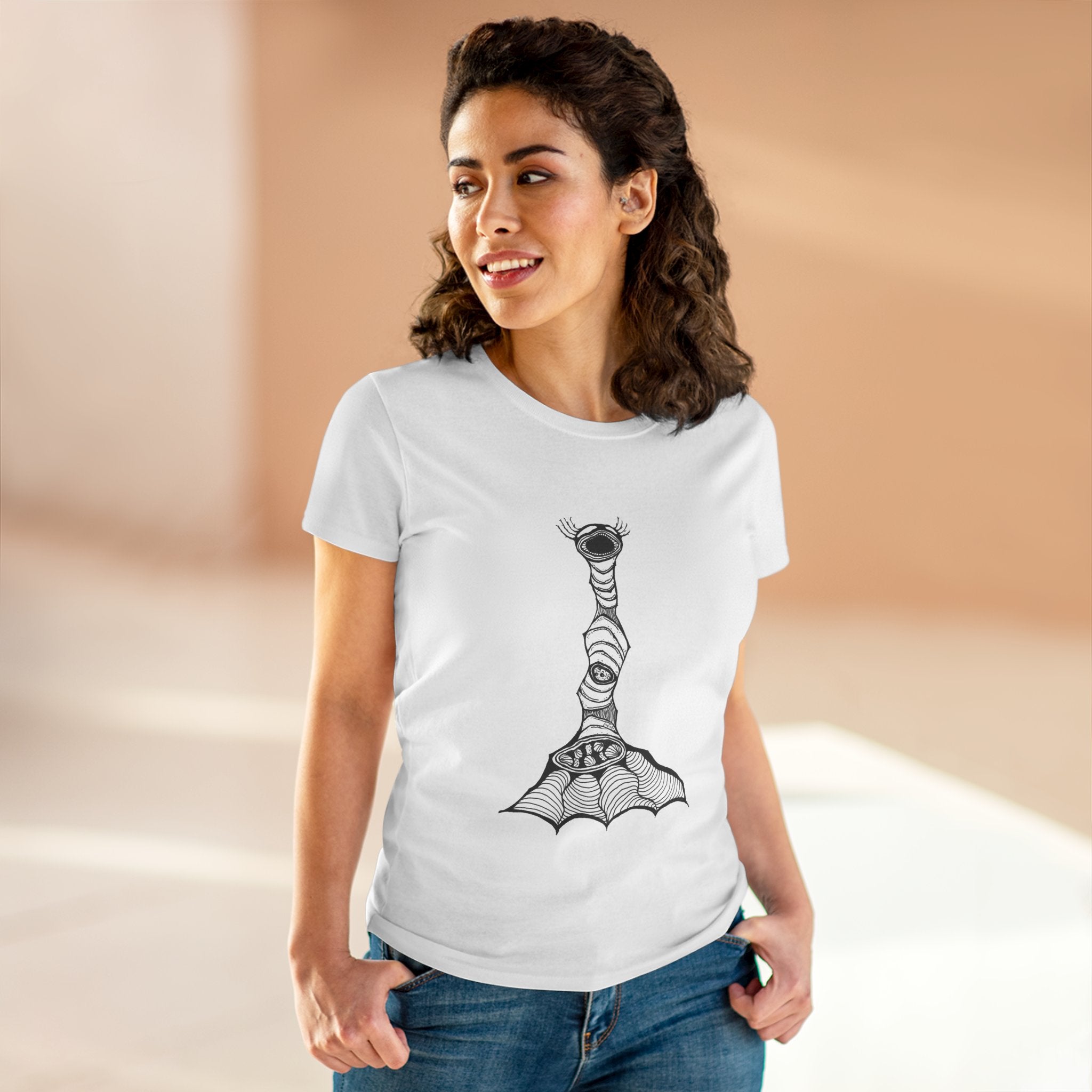 Inch Monster by Feral Wife - Women's Artistic Graphic Tee