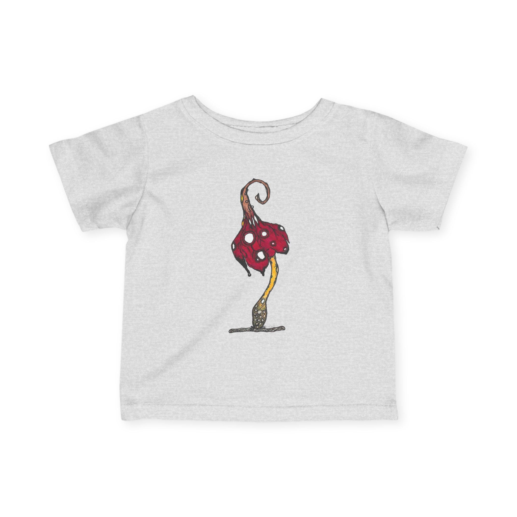 Red Mushroom by Feral Wife - Infant/Toddler Tee