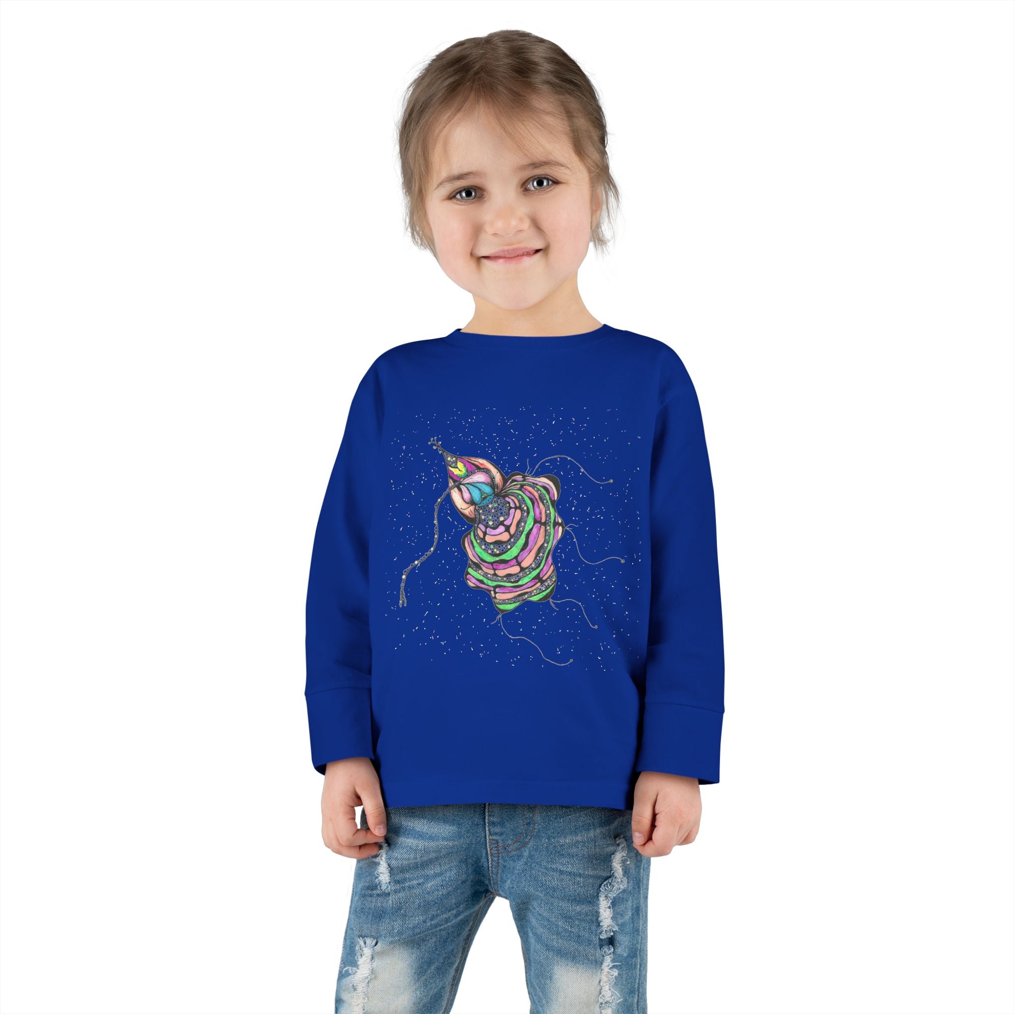 Sea Creature by Feral Wife - Colorful Toddler Long Sleeve Tee