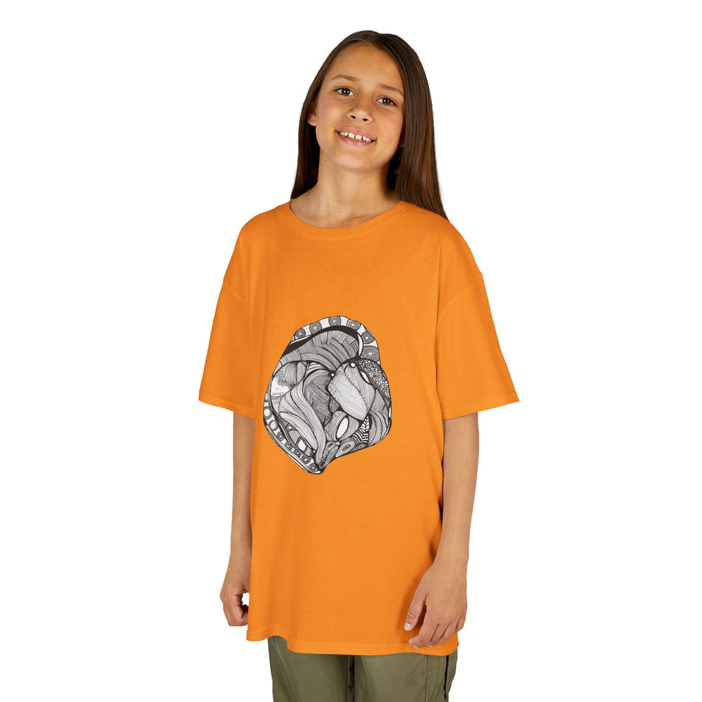 Heart by Feral Wife – Youth Semi-Fitted Style T-Shirt