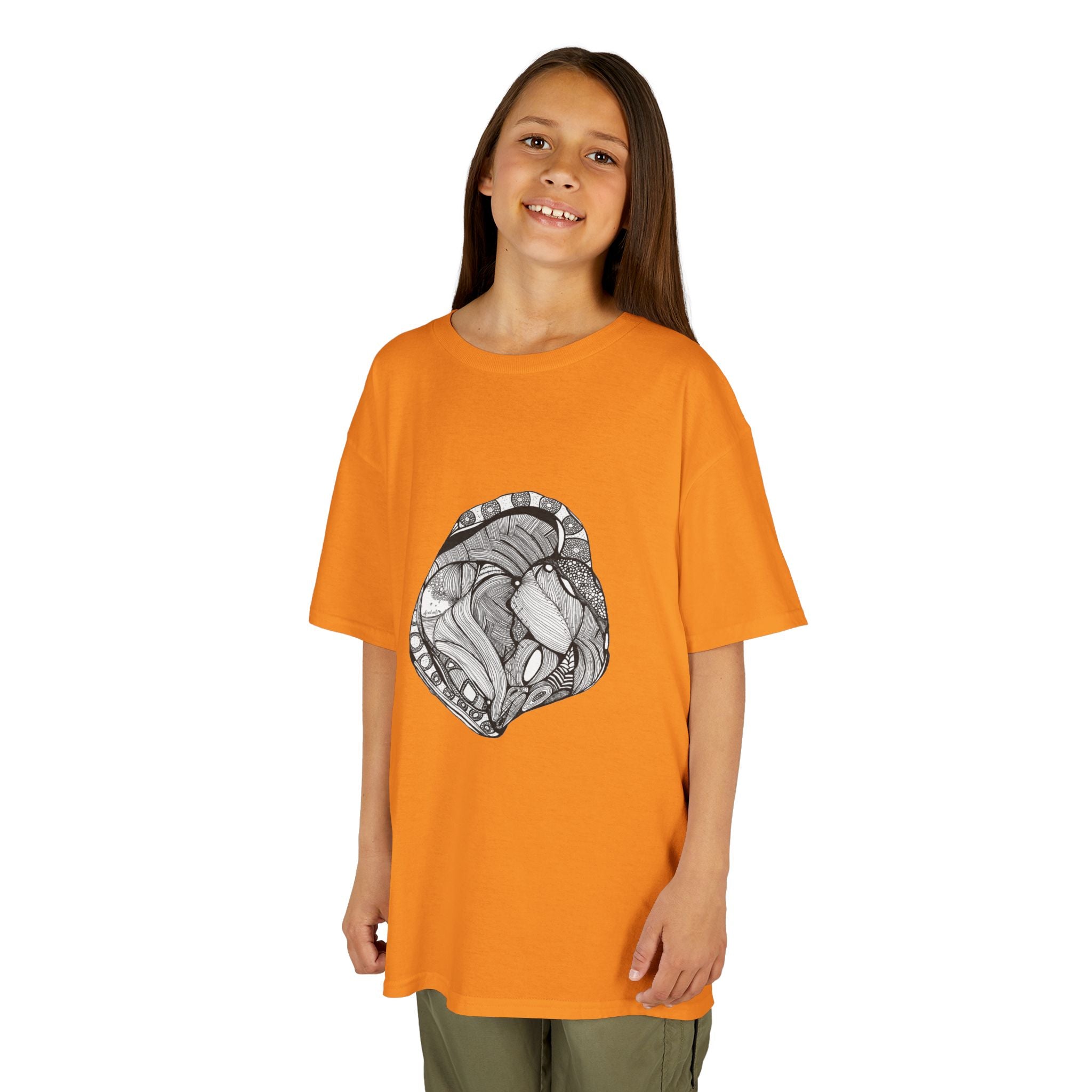 Heart by Feral Wife – Youth Semi-Fitted Style T-Shirt