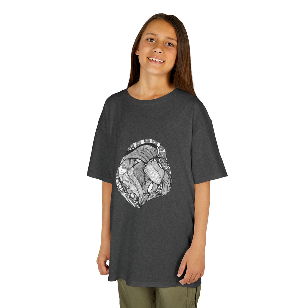 Heart by Feral Wife – Youth Semi-Fitted Style T-Shirt