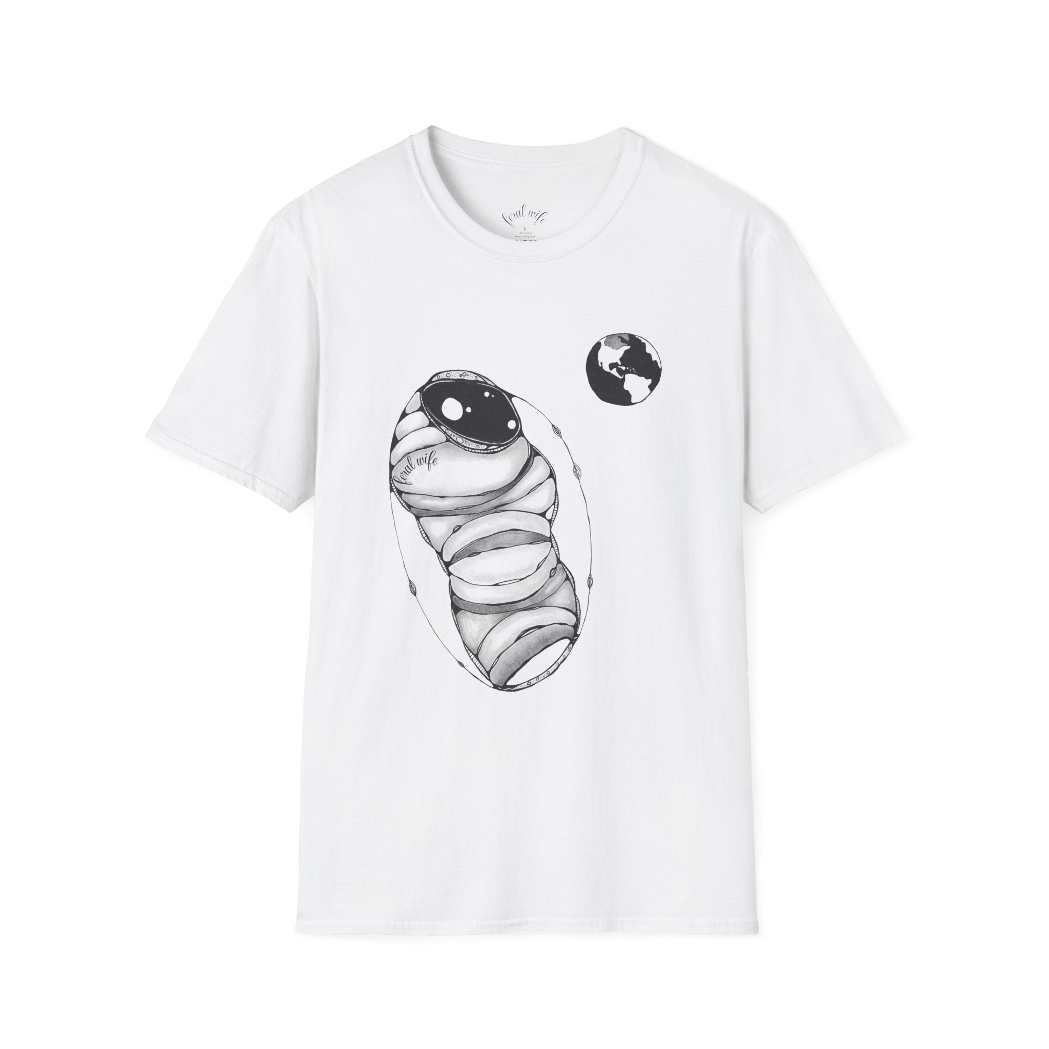 Outer Space by Feral Wife Unisex Softstyle T-Shirt