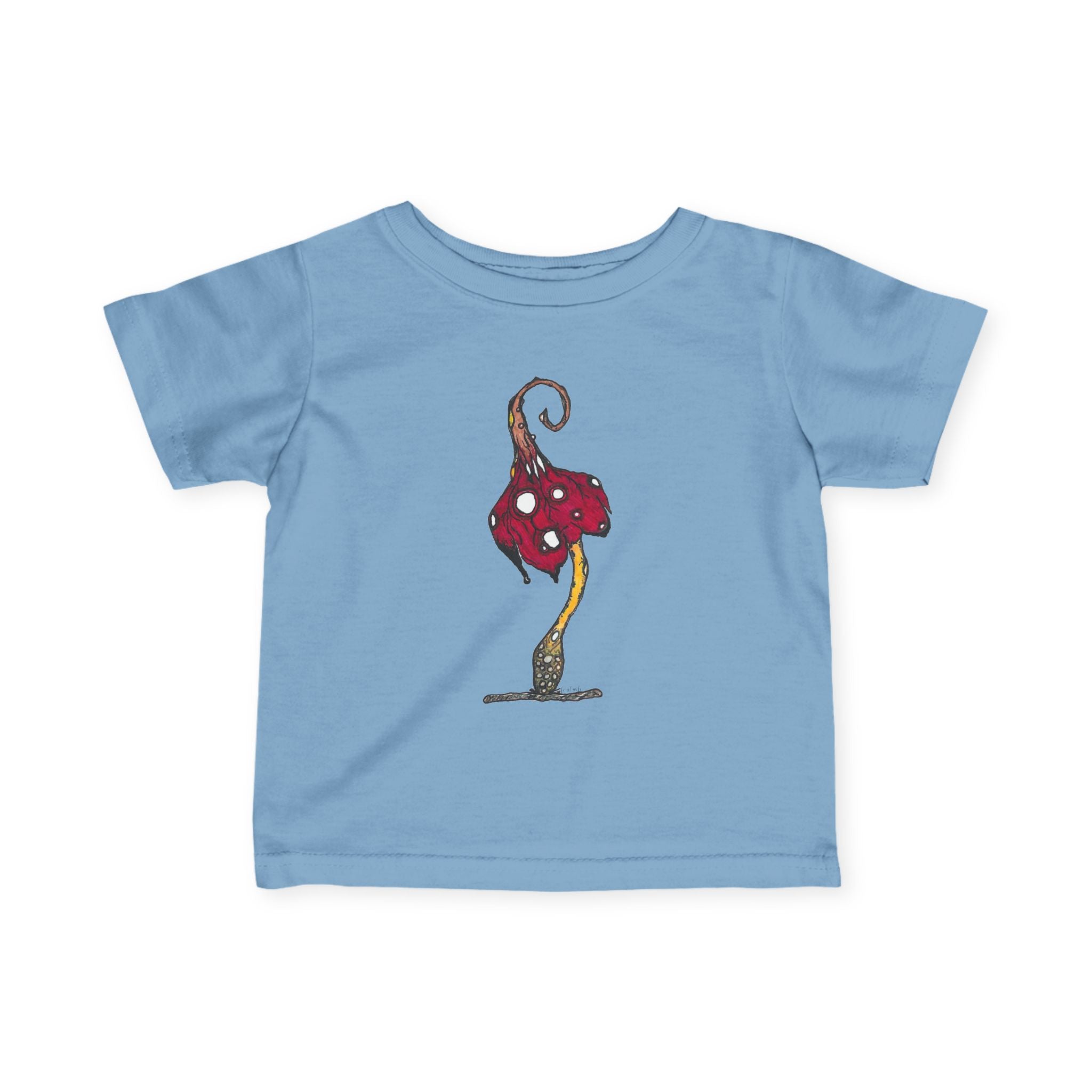 Red Mushroom by Feral Wife - Infant/Toddler Tee