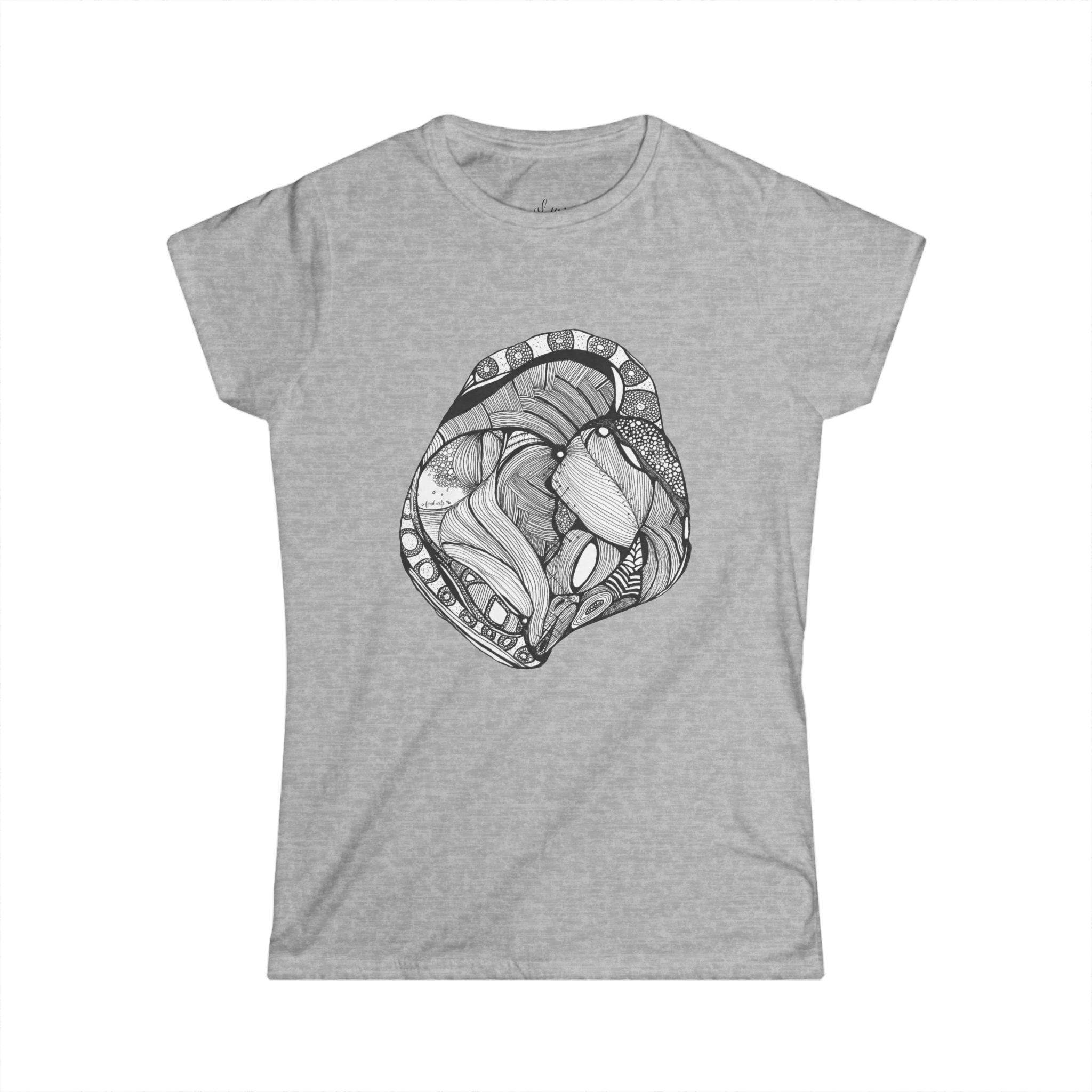 Heart by Feral Wife – Women's Semi-Fitted Style T-Shirt