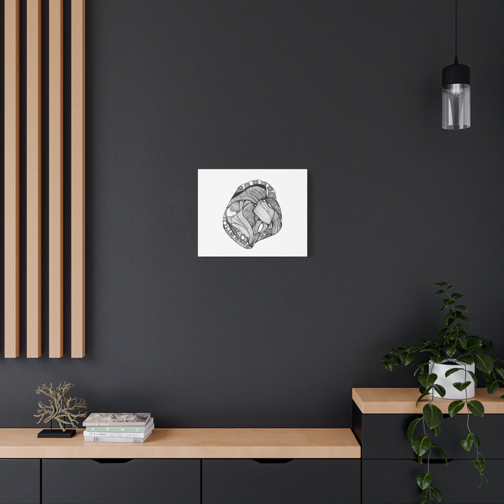 Heart by Feral Wife - Stretched Canvas Wall Art