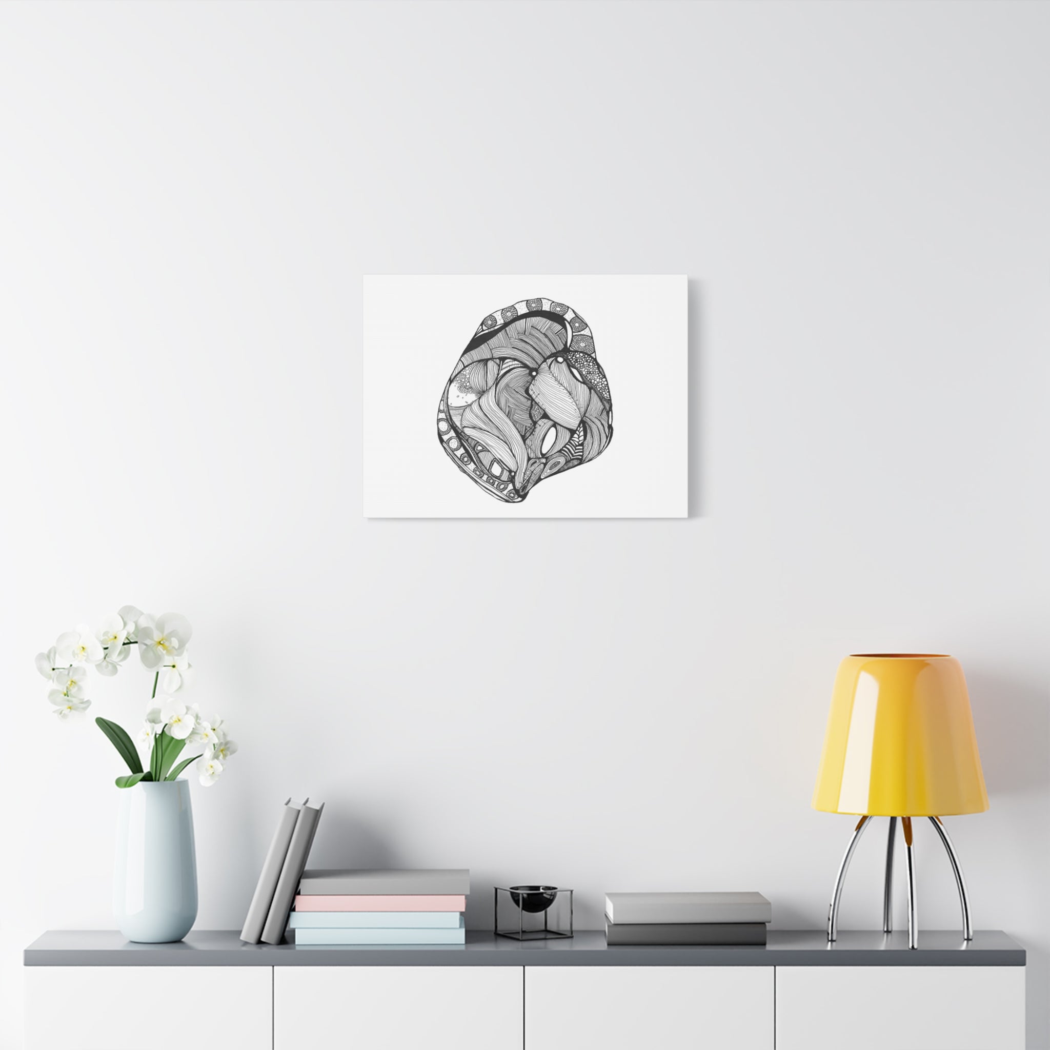 Heart by Feral Wife - Stretched Canvas Wall Art