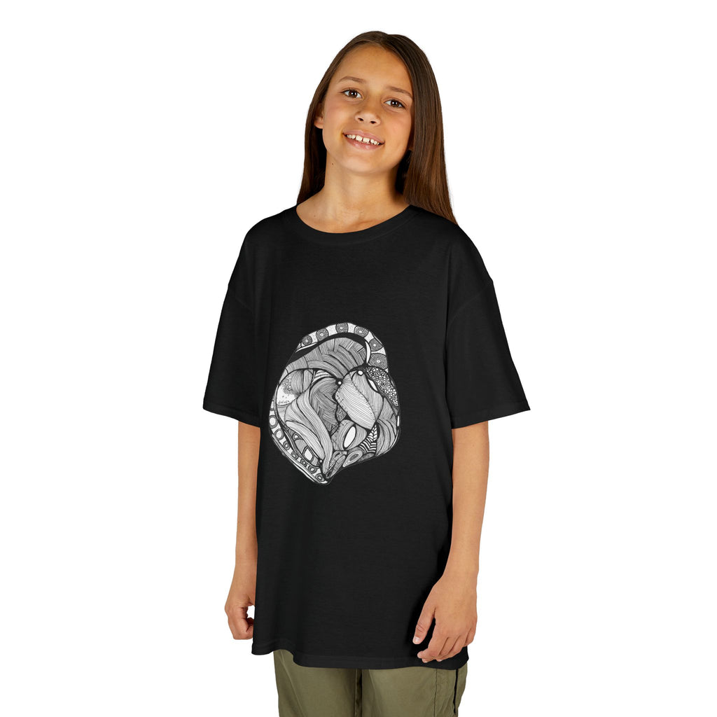 Heart by Feral Wife – Youth Semi-Fitted Style T-Shirt