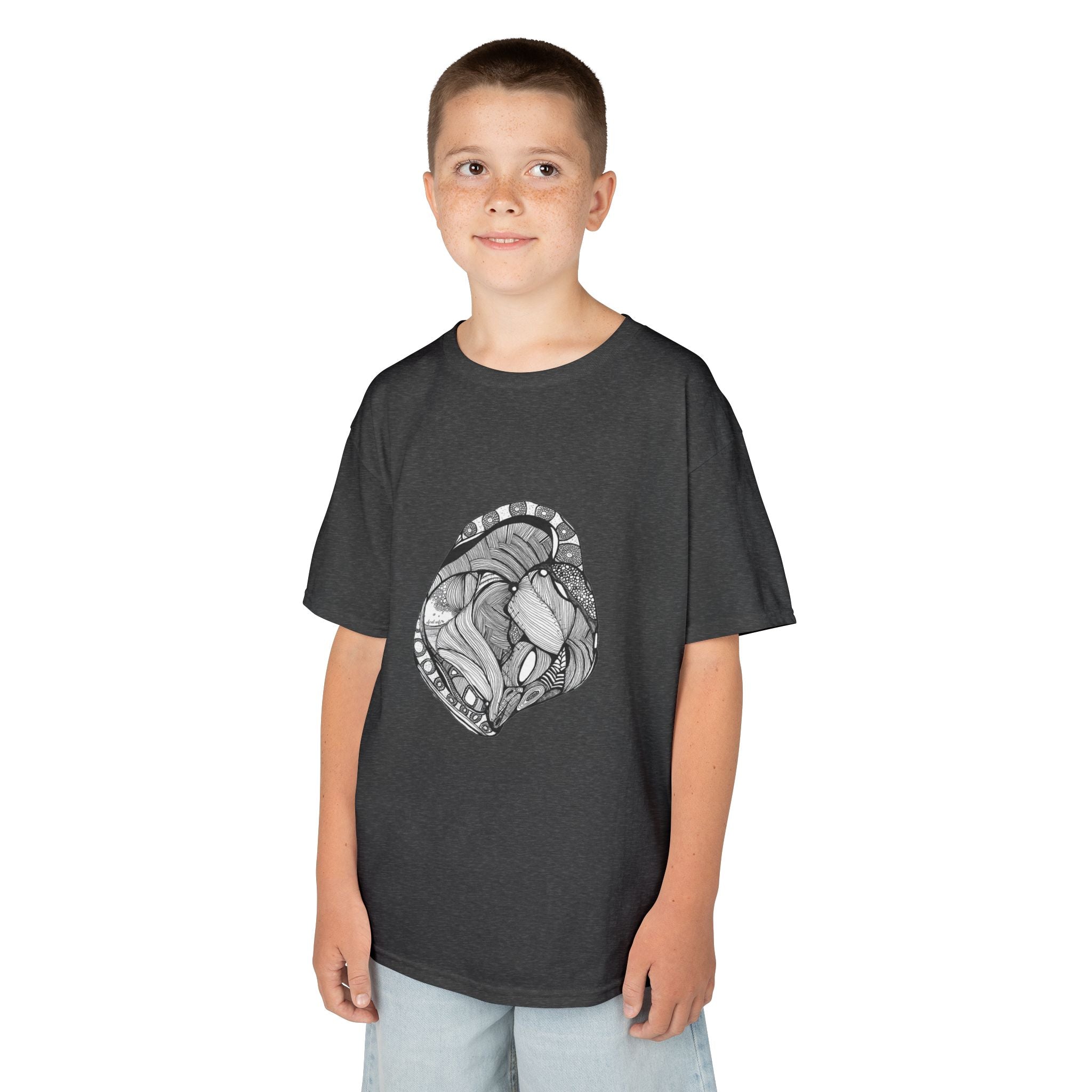 Heart by Feral Wife – Youth Semi-Fitted Style T-Shirt