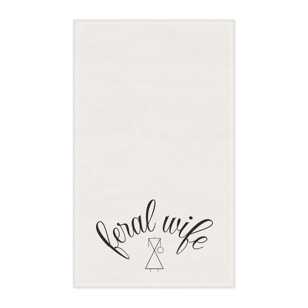 Feral Wife Cotton Tea Towel
