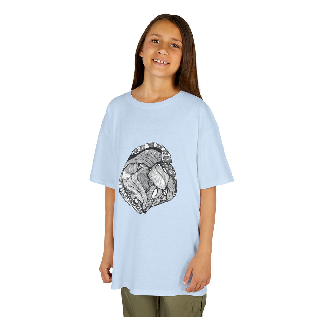 Heart by Feral Wife – Youth Semi-Fitted Style T-Shirt
