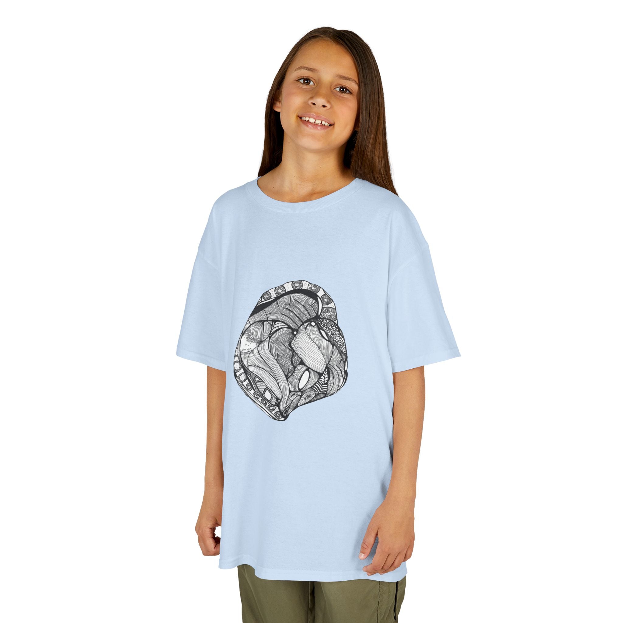 Heart by Feral Wife – Youth Semi-Fitted Style T-Shirt