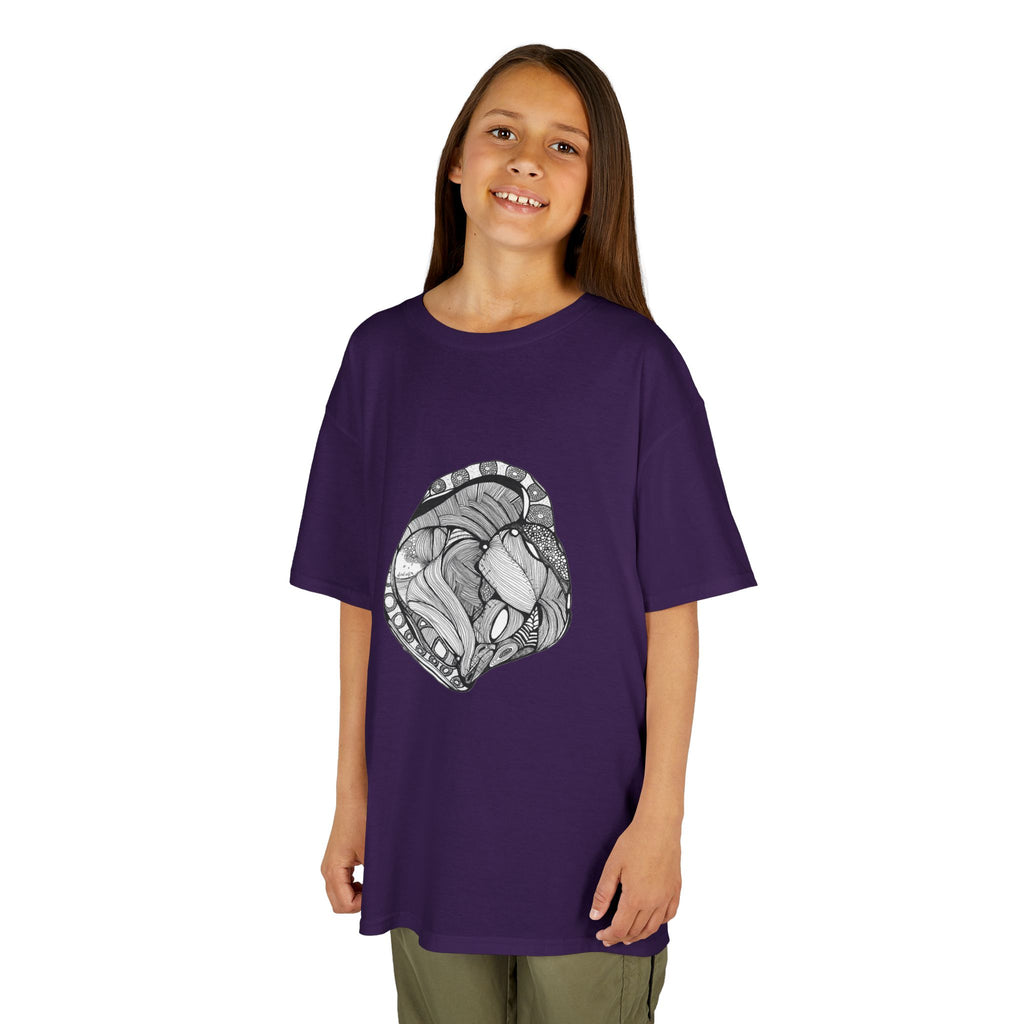 Heart by Feral Wife – Youth Semi-Fitted Style T-Shirt