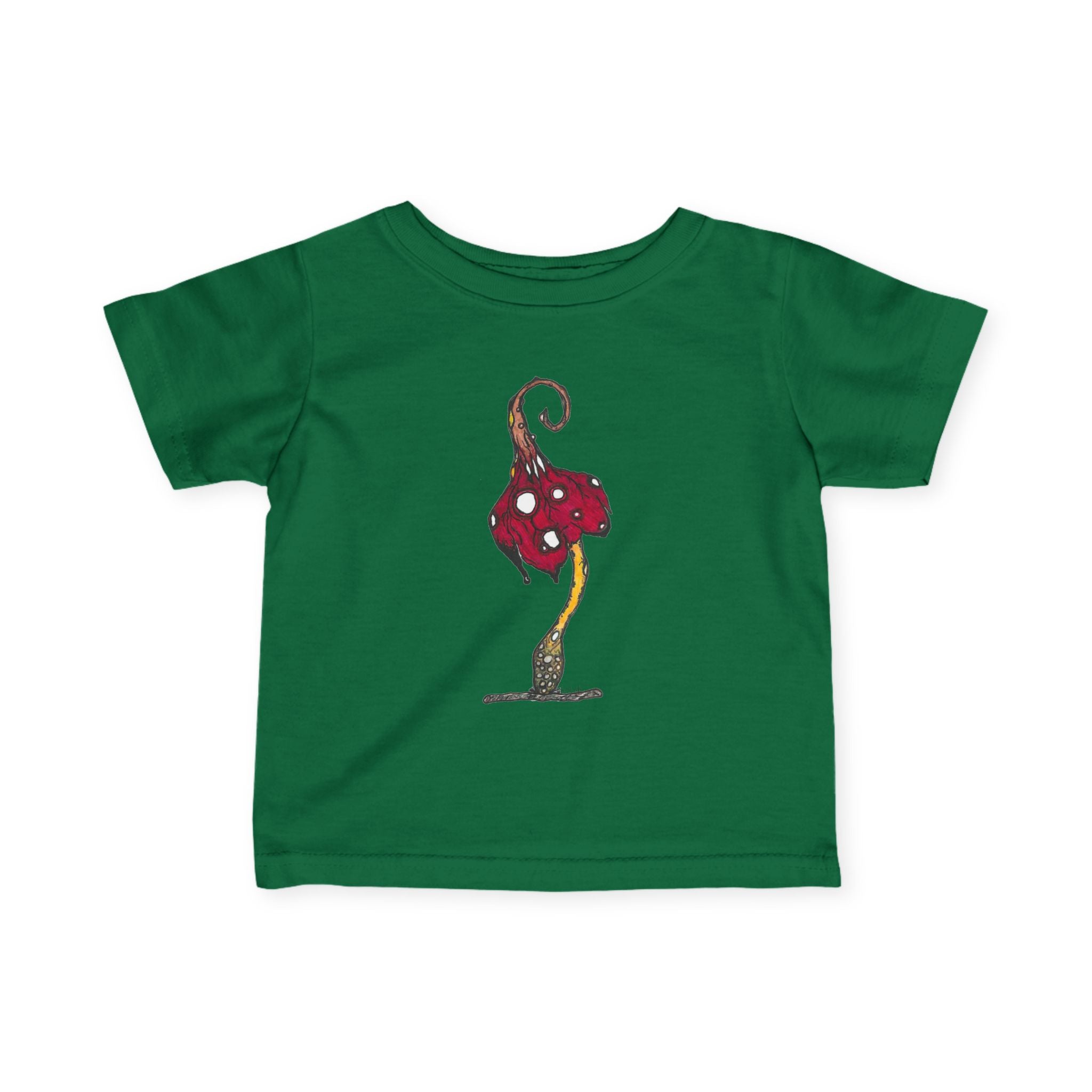Red Mushroom by Feral Wife - Infant/Toddler Tee