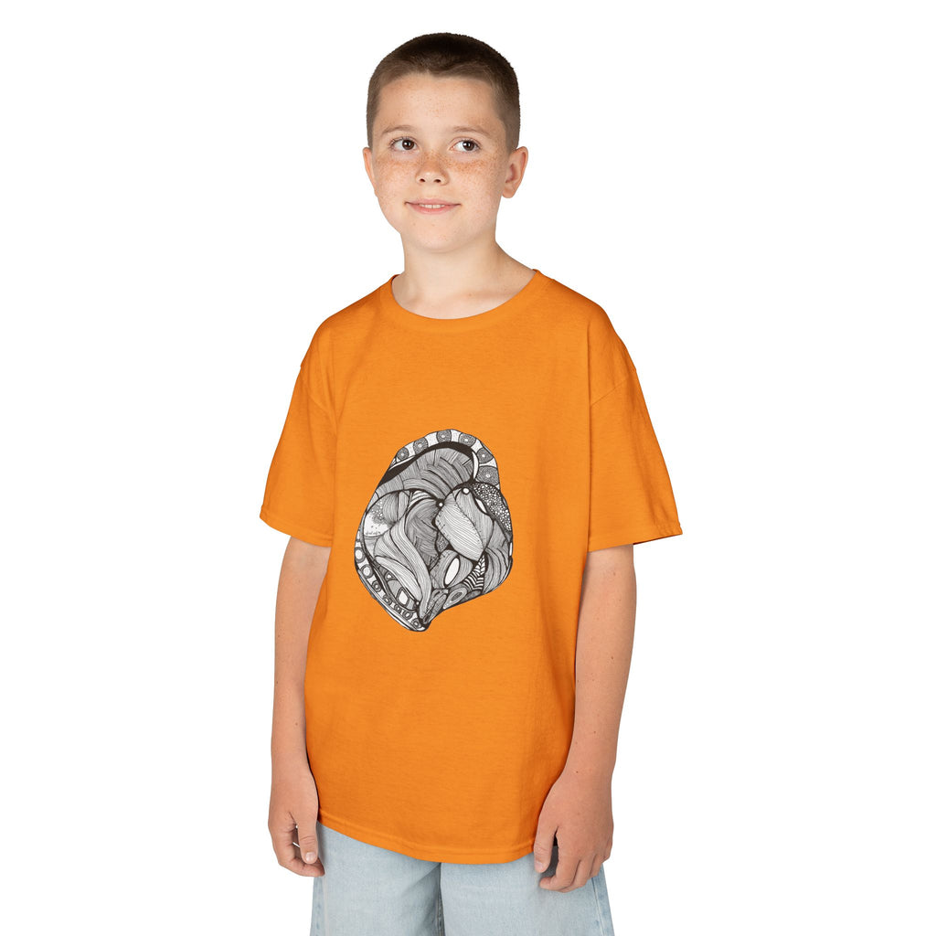 Heart by Feral Wife – Youth Semi-Fitted Style T-Shirt