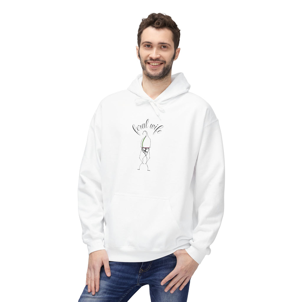 Stick Figure Fight Me Bro by Feral Wife - Classic Fit Hoodie